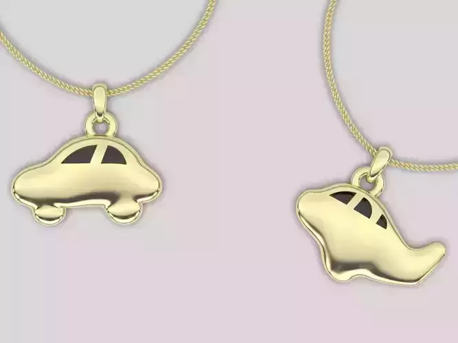 Car pendant  airplane pendant fashion fancy gold 