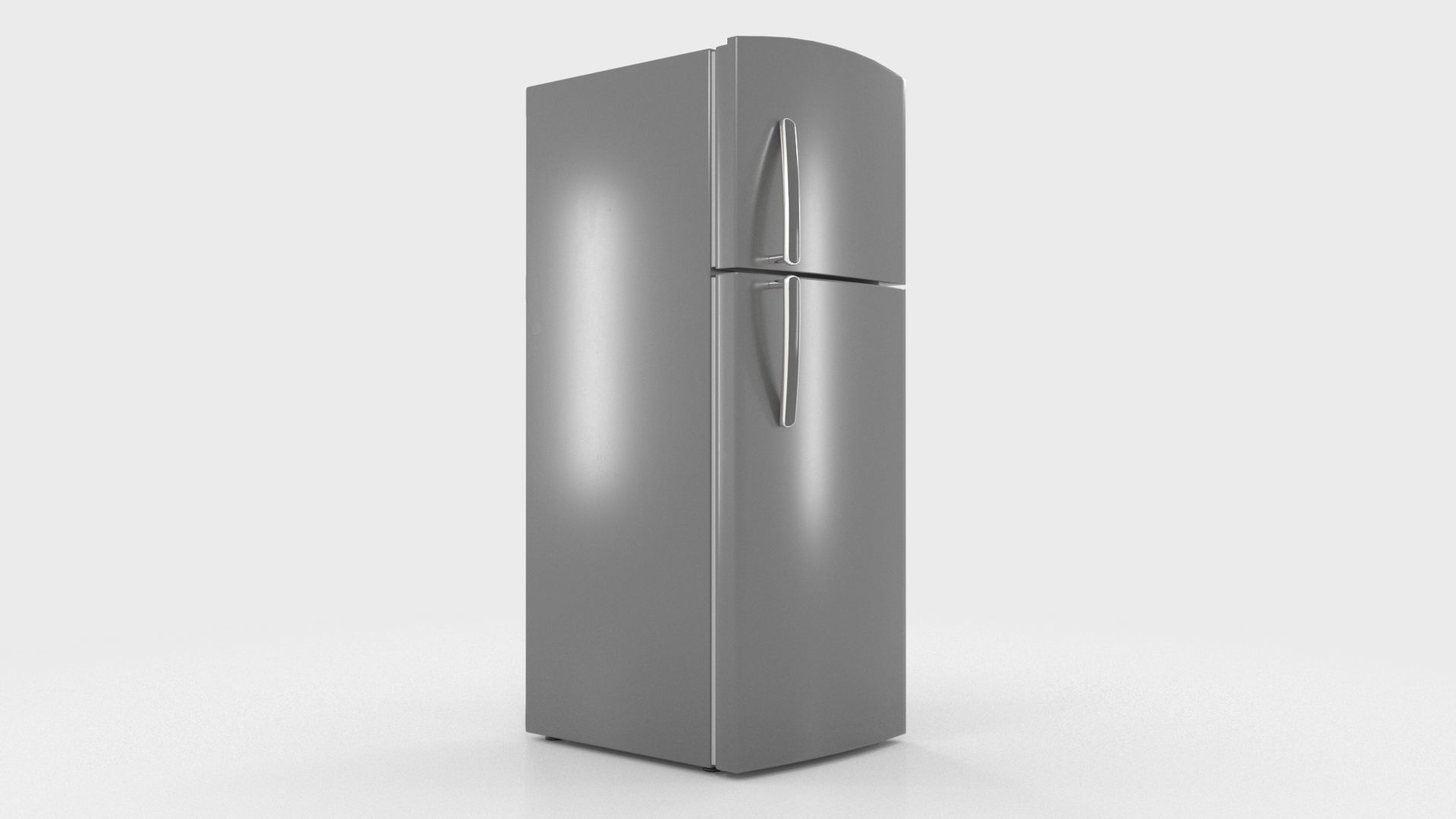 Fridge refrigerator Low-poly 3D model_5