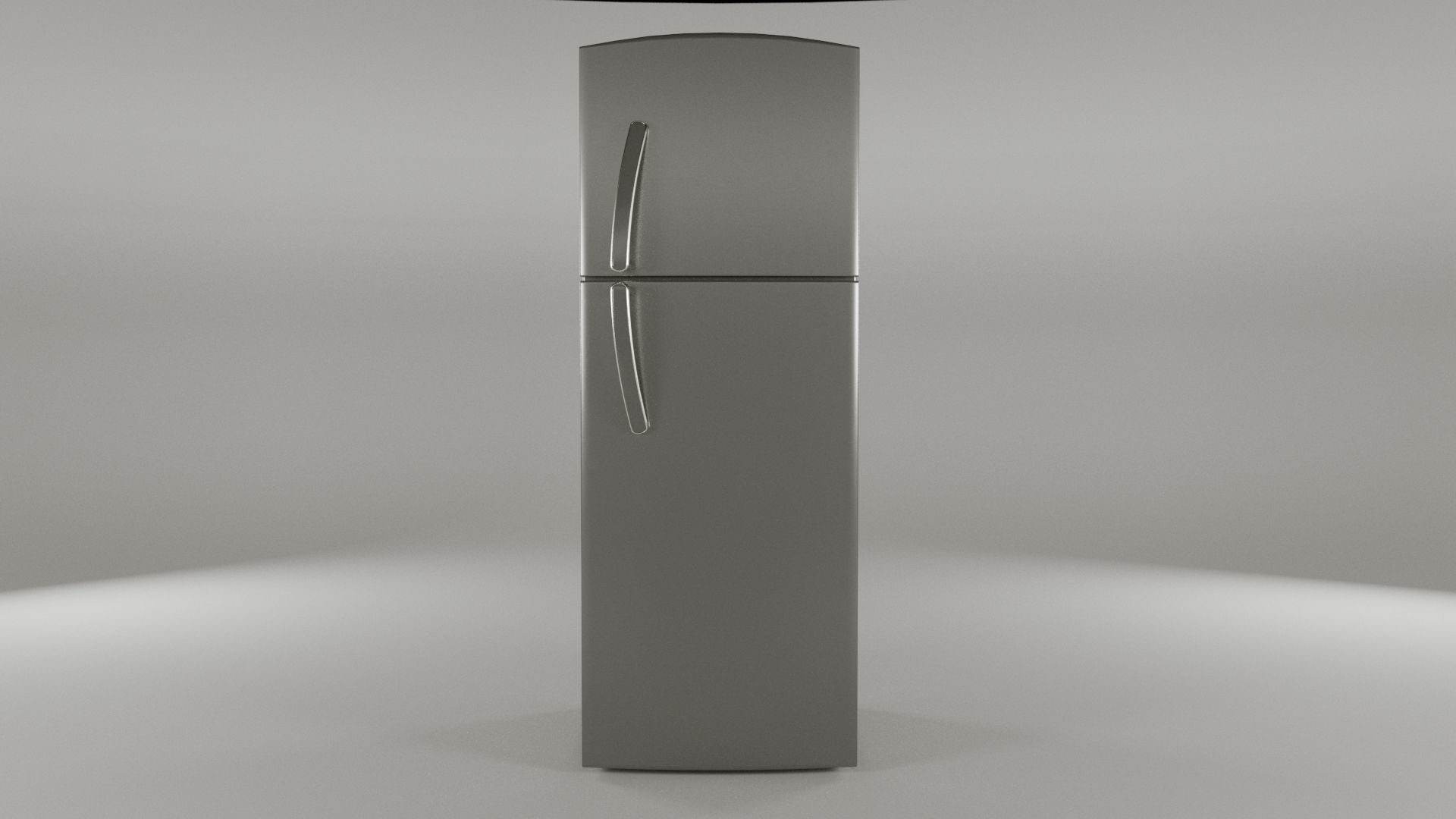 Fridge refrigerator Low-poly 3D model_4