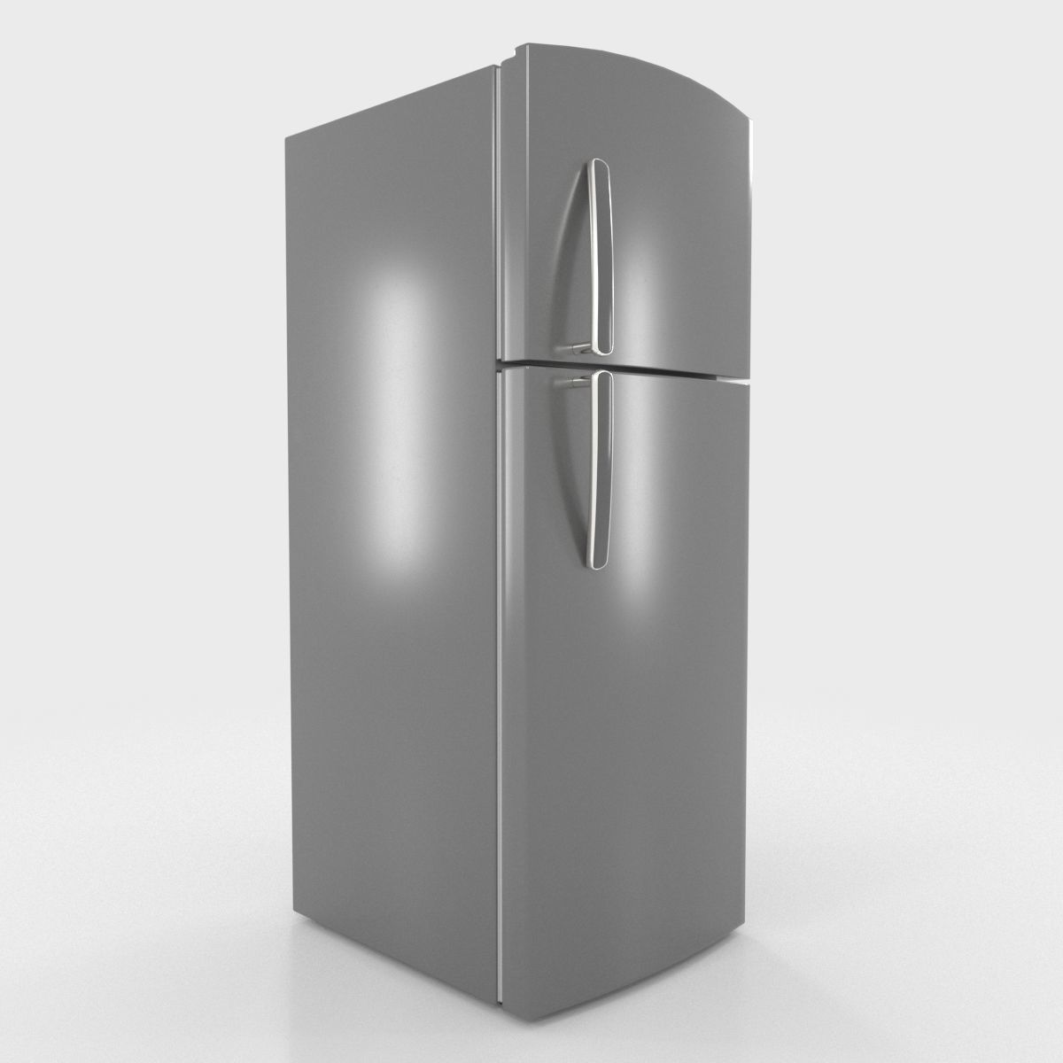 Fridge refrigerator Low-poly 3D model_6