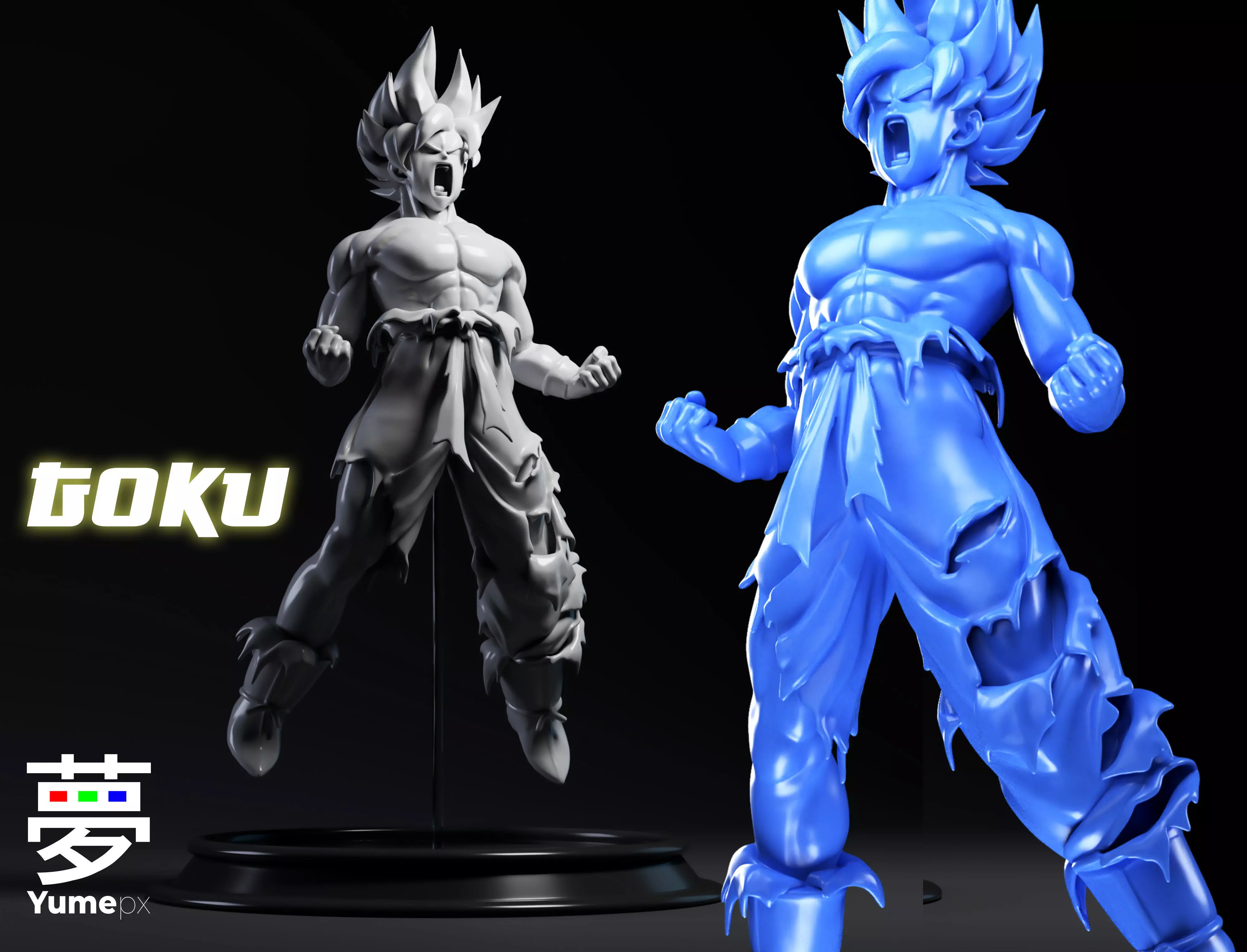 Goku - Super Sajan - Dragonball - Dragon Ball Z 3D print model_0