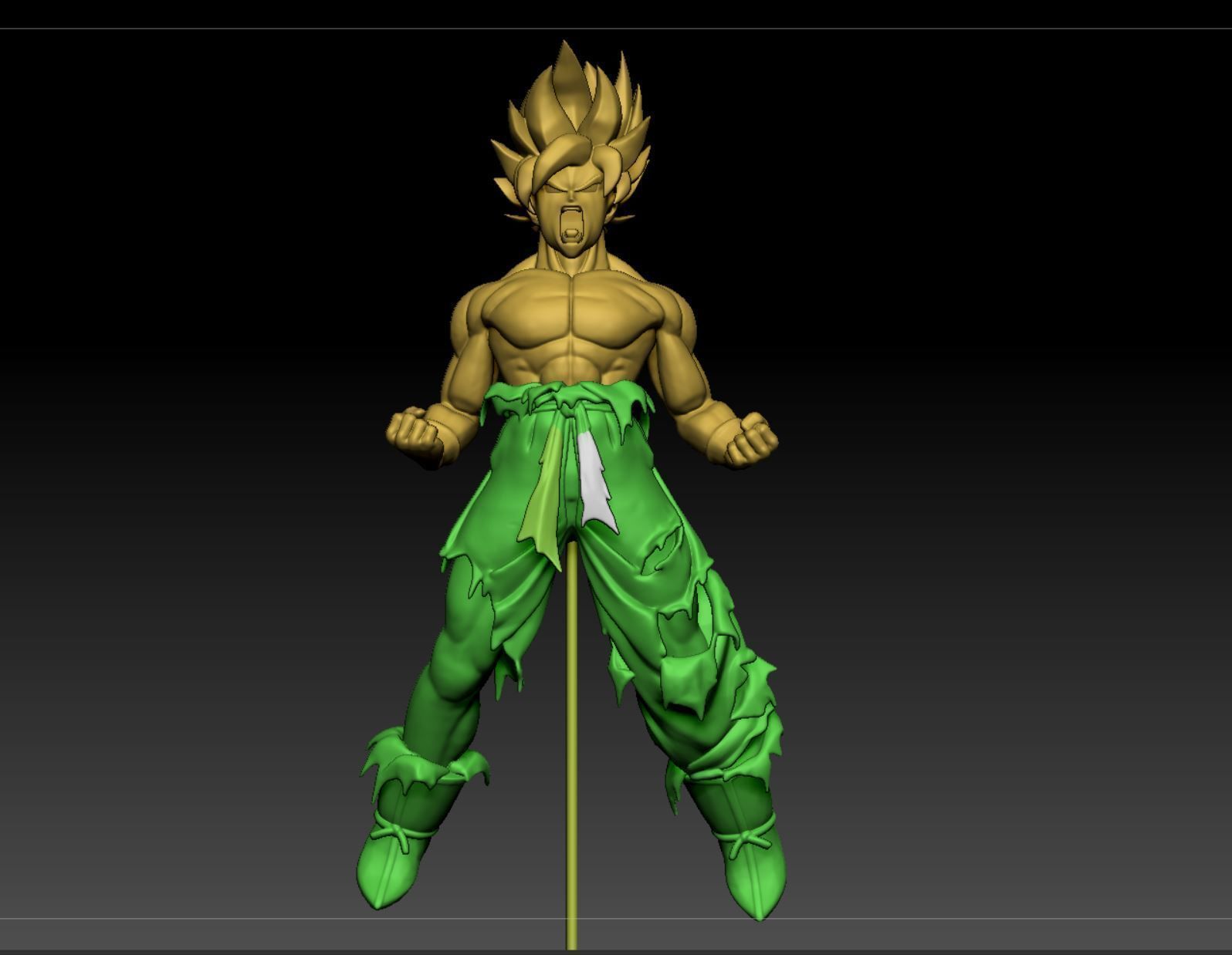 Goku - Super Sajan - Dragonball - Dragon Ball Z 3D print model_33