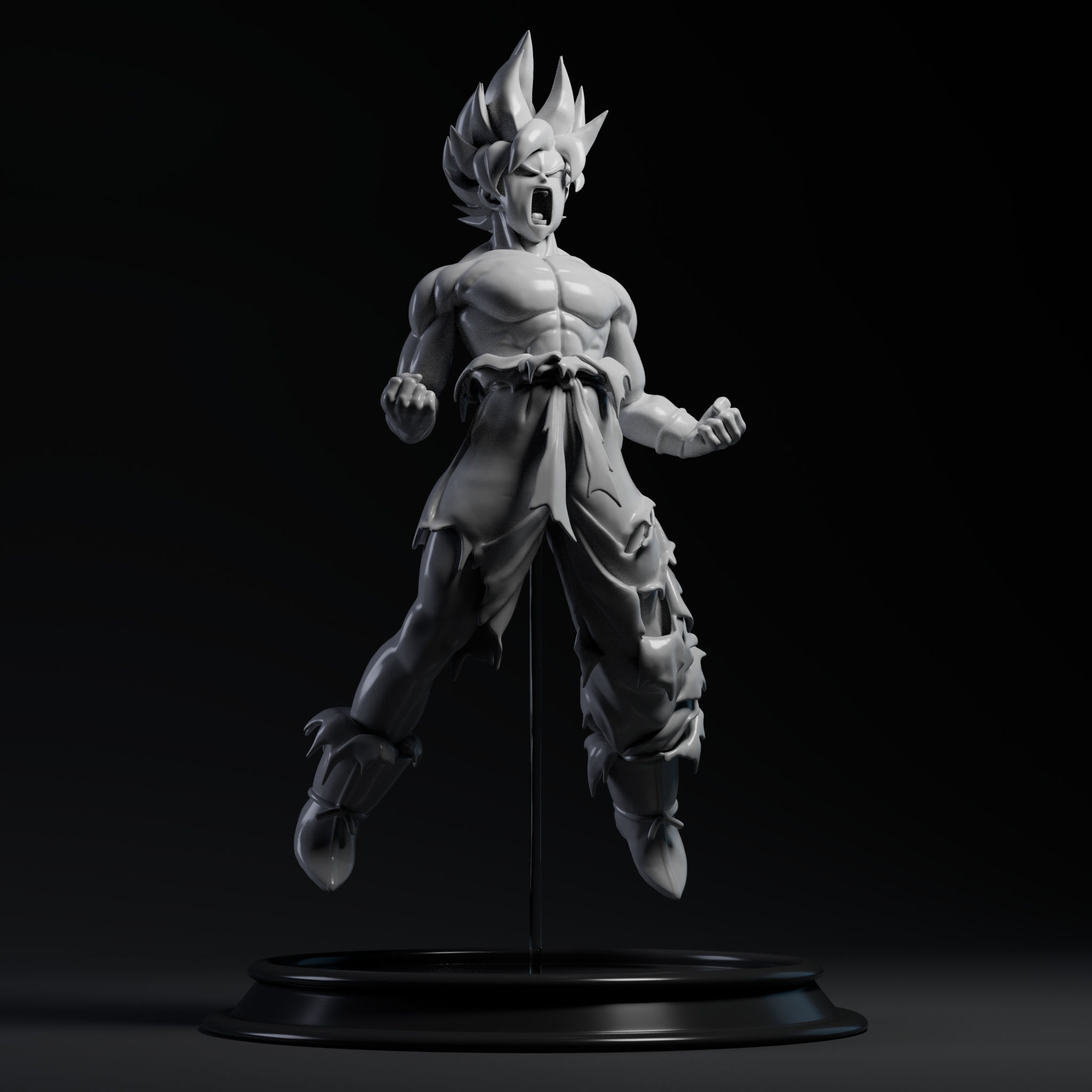 Goku - Super Sajan - Dragonball - Dragon Ball Z 3D print model_4