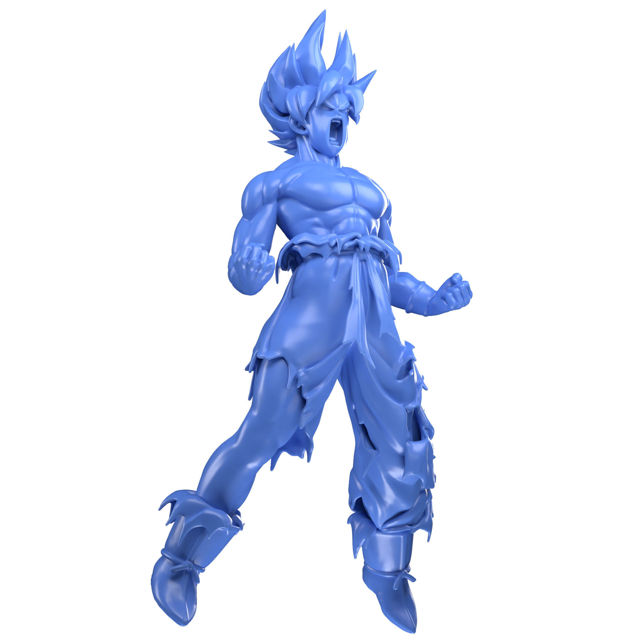 Goku - Super Sajan - Dragonball - Dragon Ball Z 3D print model_17