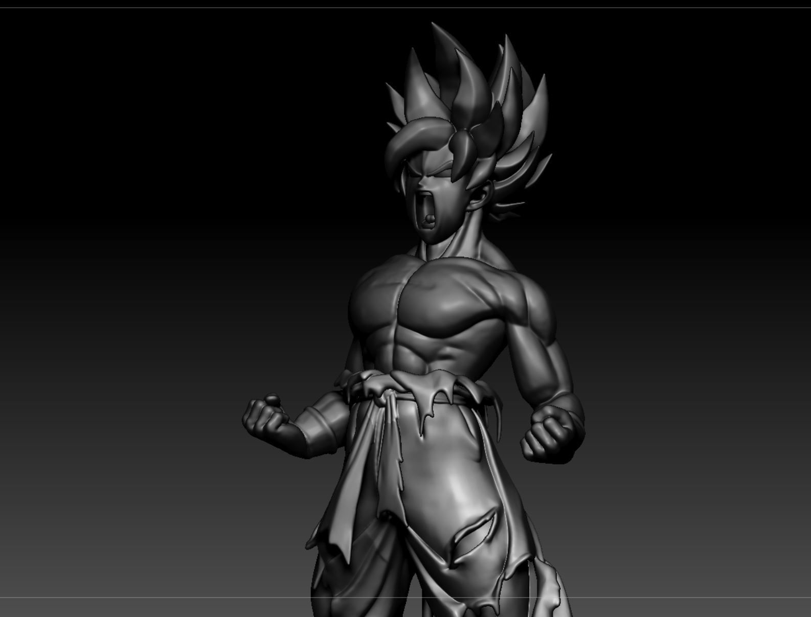 Goku - Super Sajan - Dragonball - Dragon Ball Z 3D print model_40