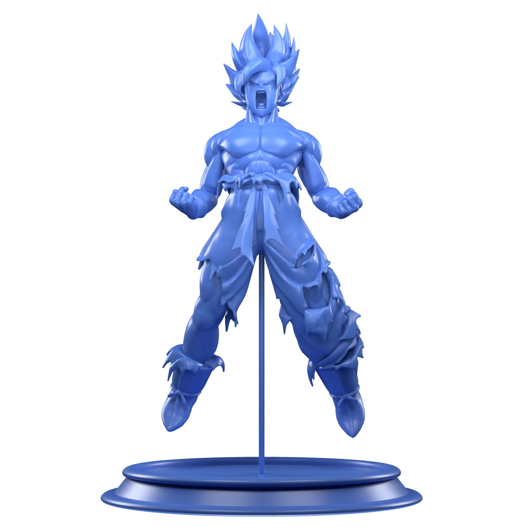 Goku - Super Sajan - Dragonball - Dragon Ball Z 3D print model_11
