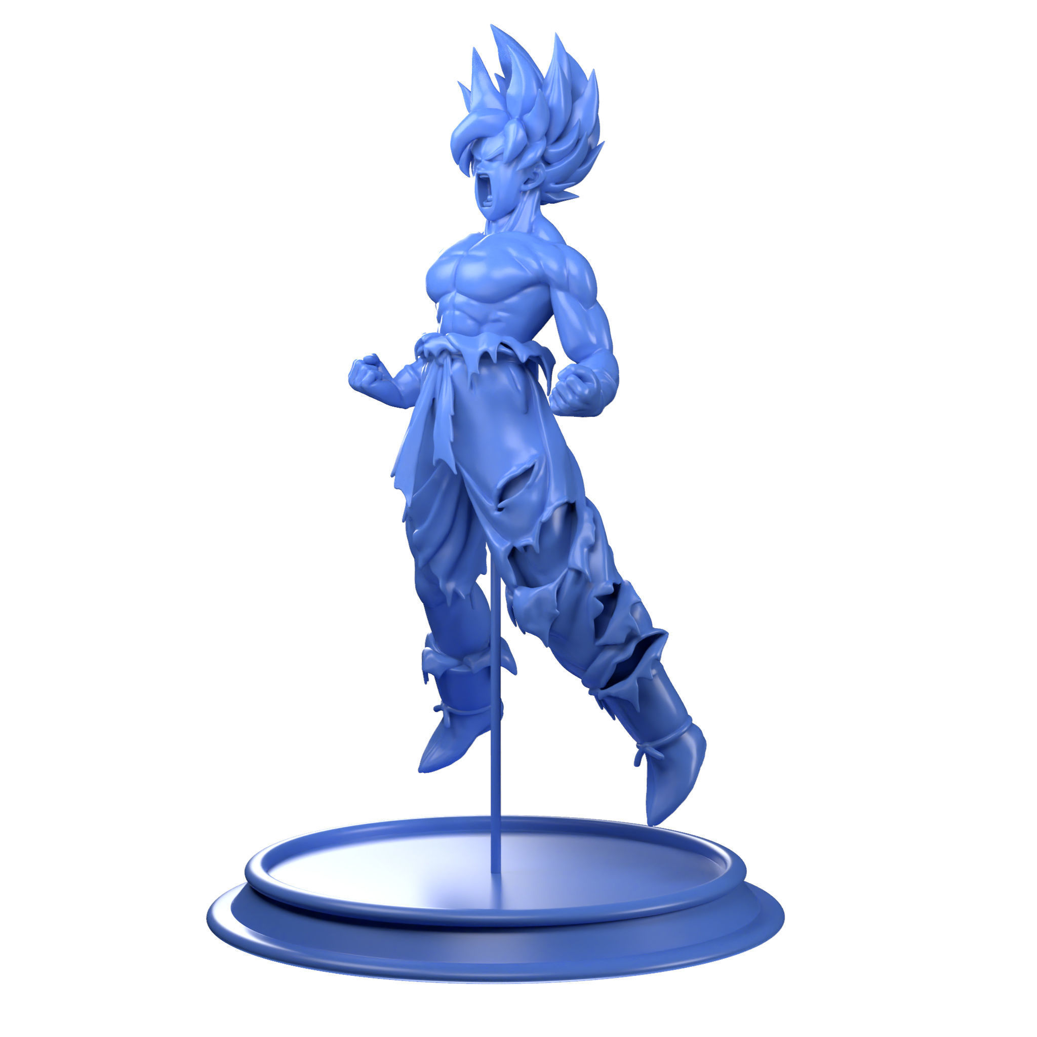 Goku - Super Sajan - Dragonball - Dragon Ball Z 3D print model_10