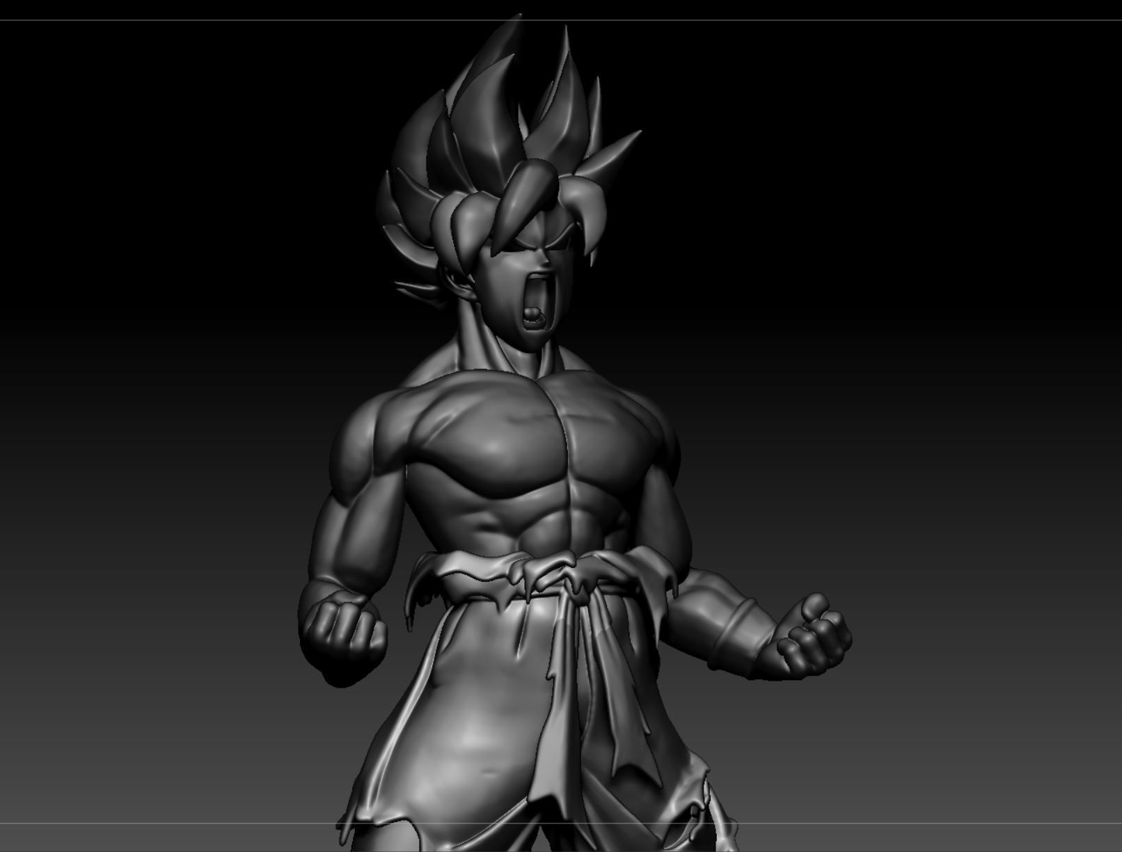 Goku - Super Sajan - Dragonball - Dragon Ball Z 3D print model_37