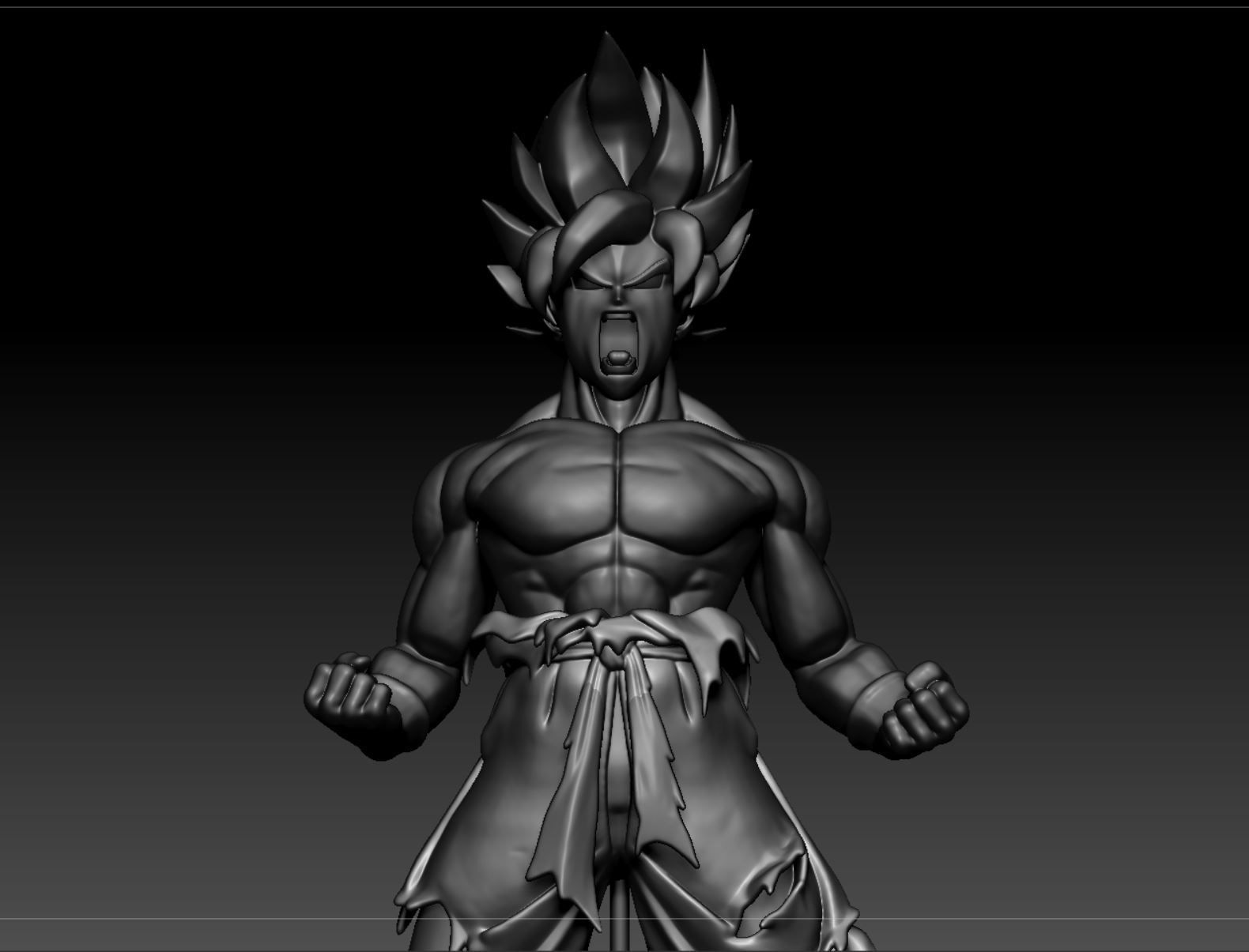 Goku - Super Sajan - Dragonball - Dragon Ball Z 3D print model_36