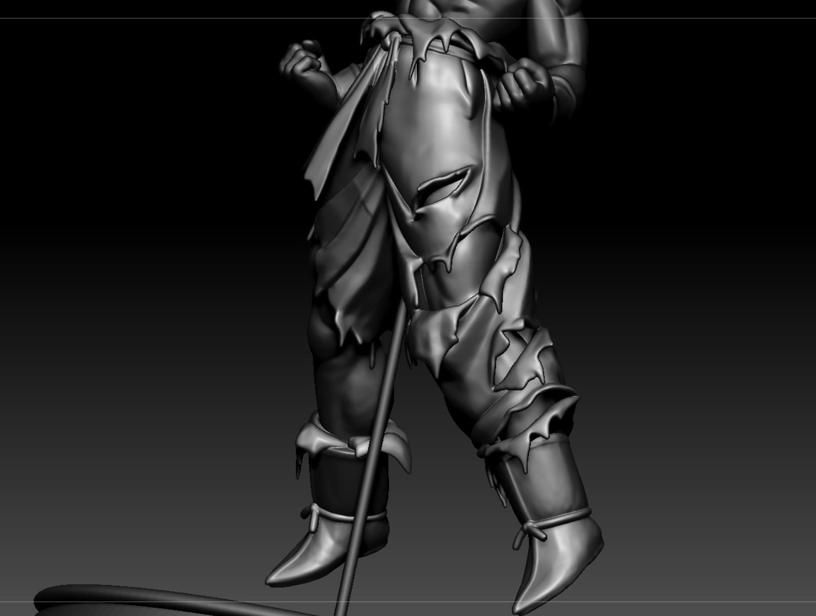 Goku - Super Sajan - Dragonball - Dragon Ball Z 3D print model_27