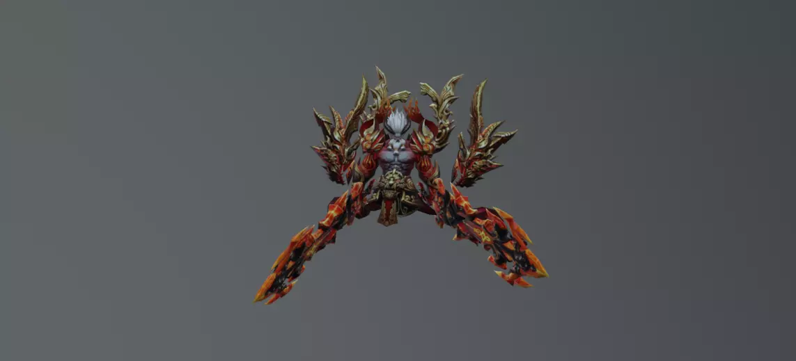 HERO KNIGHT 2 LOW POLY CREATURE Low-poly 3D model_0