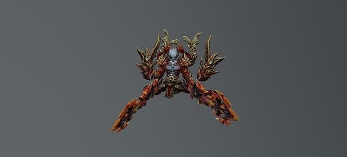 HERO KNIGHT 2 LOW POLY CREATURE Low-poly 3D model