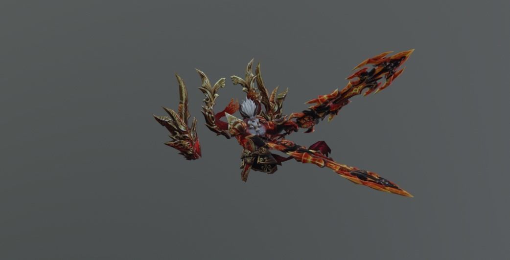 HERO KNIGHT 2 LOW POLY CREATURE Low-poly 3D model_2