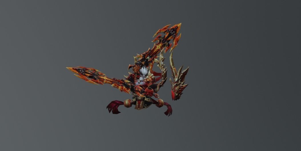 HERO KNIGHT 2 LOW POLY CREATURE Low-poly 3D model_4