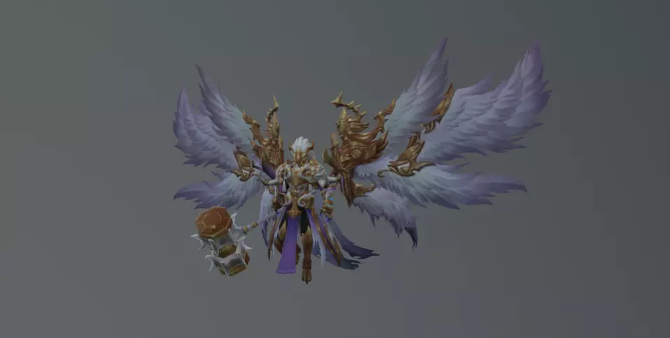 HERO KNIGHT 3 LOW POLY CREATURE Low-poly 3D model Low-poly 3D model_0