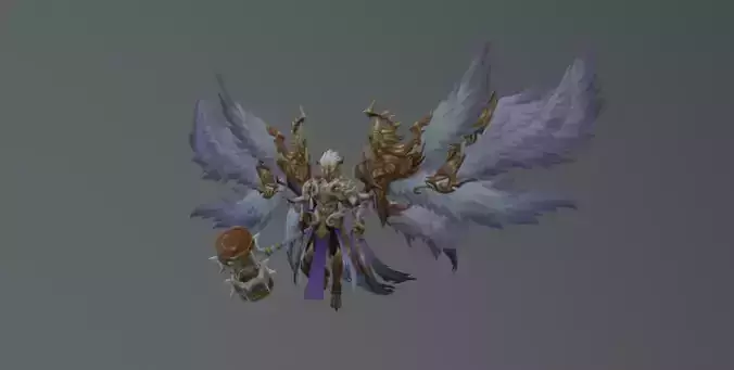 HERO KNIGHT 3 LOW POLY CREATURE Low-poly 3D model