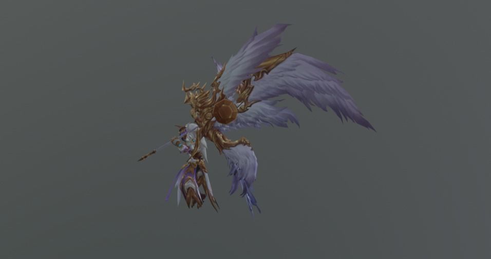 HERO KNIGHT 3 LOW POLY CREATURE Low-poly 3D model Low-poly 3D model_4