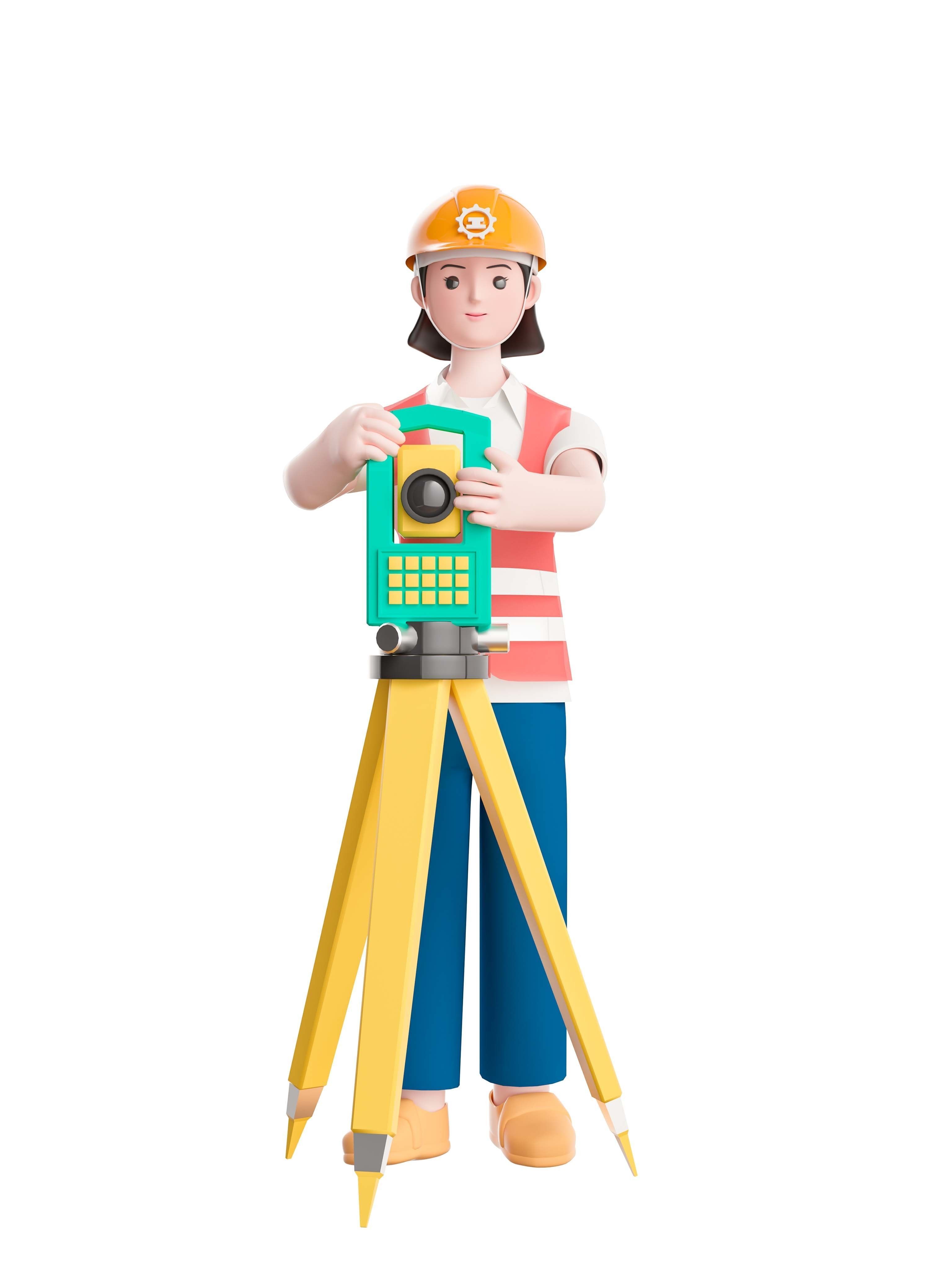 C4D model - professional female character model 3D model_2