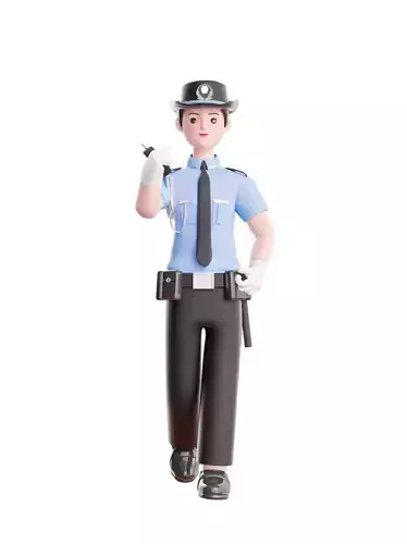 C4D model - professional female character model 3D model