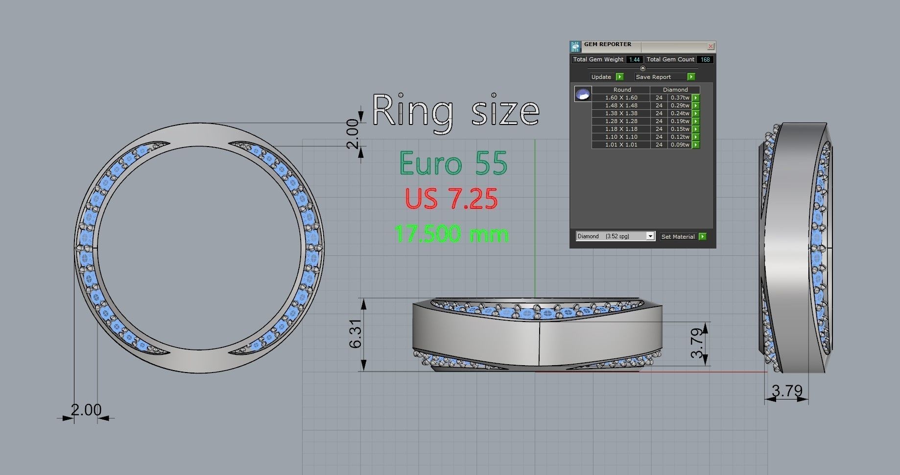 AM005 eternity ring  3D print model_13
