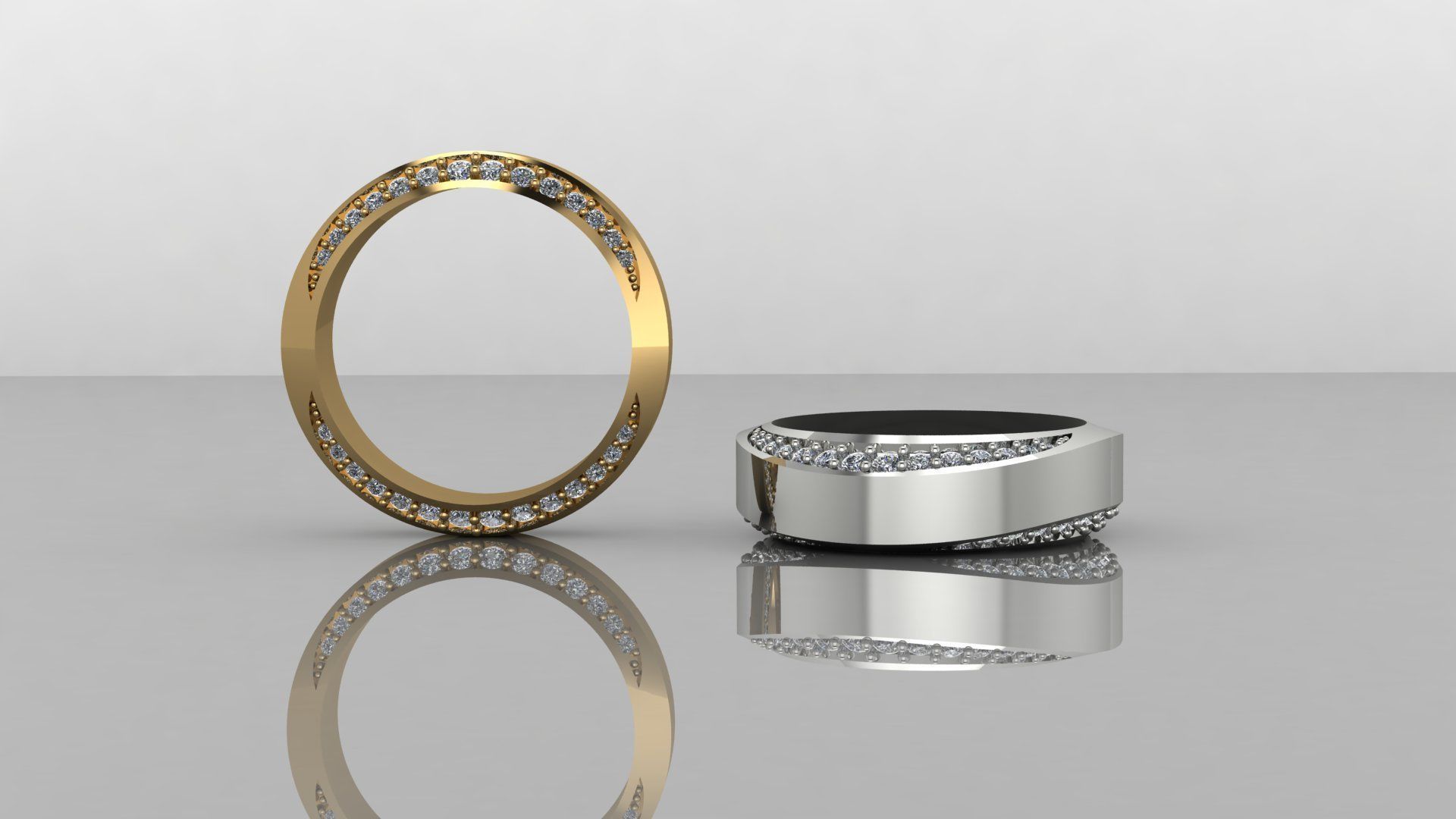 AM005 eternity ring  3D print model_6