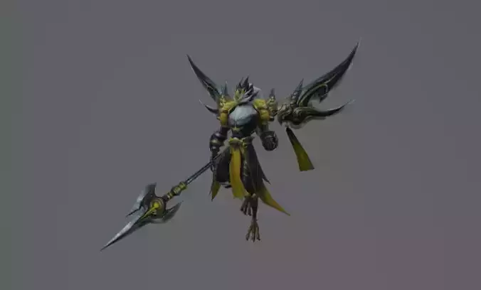 HERO KNIGHT 7 LOW POLY CREATURE Low-poly 3D model