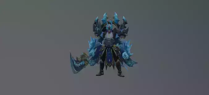 HERO KNIGHT 9 LOW POLY CREATURE Low-poly 3D model