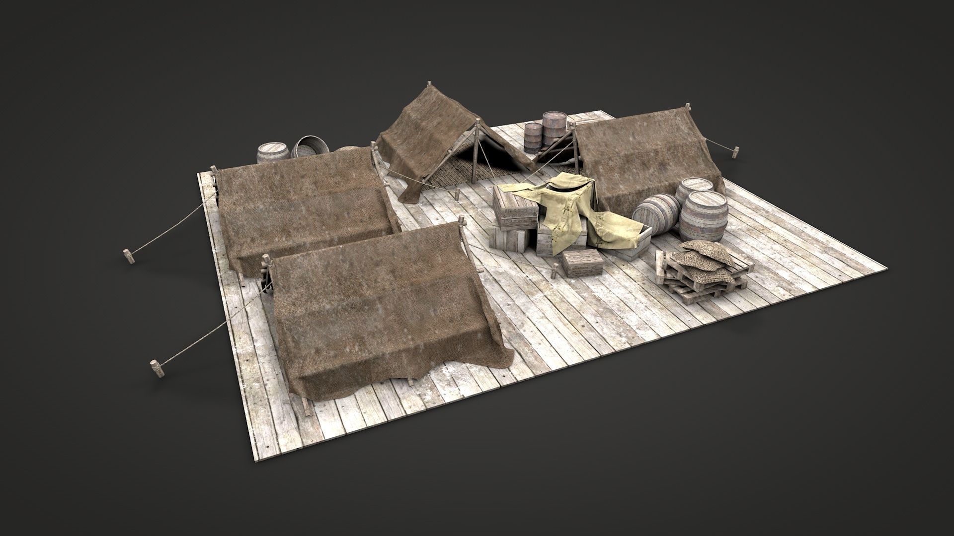 Survival Container Shelter v2 3D model_25
