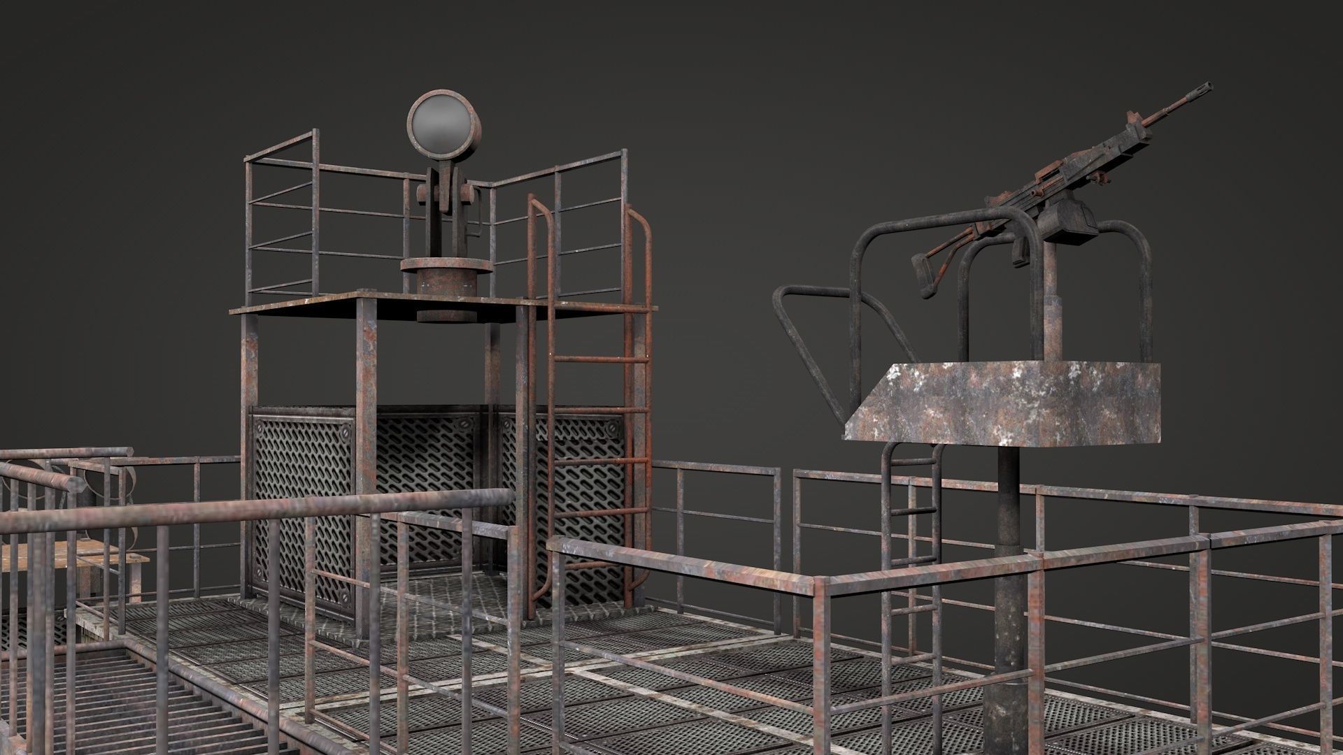 Survival Container Shelter v2 3D model_10
