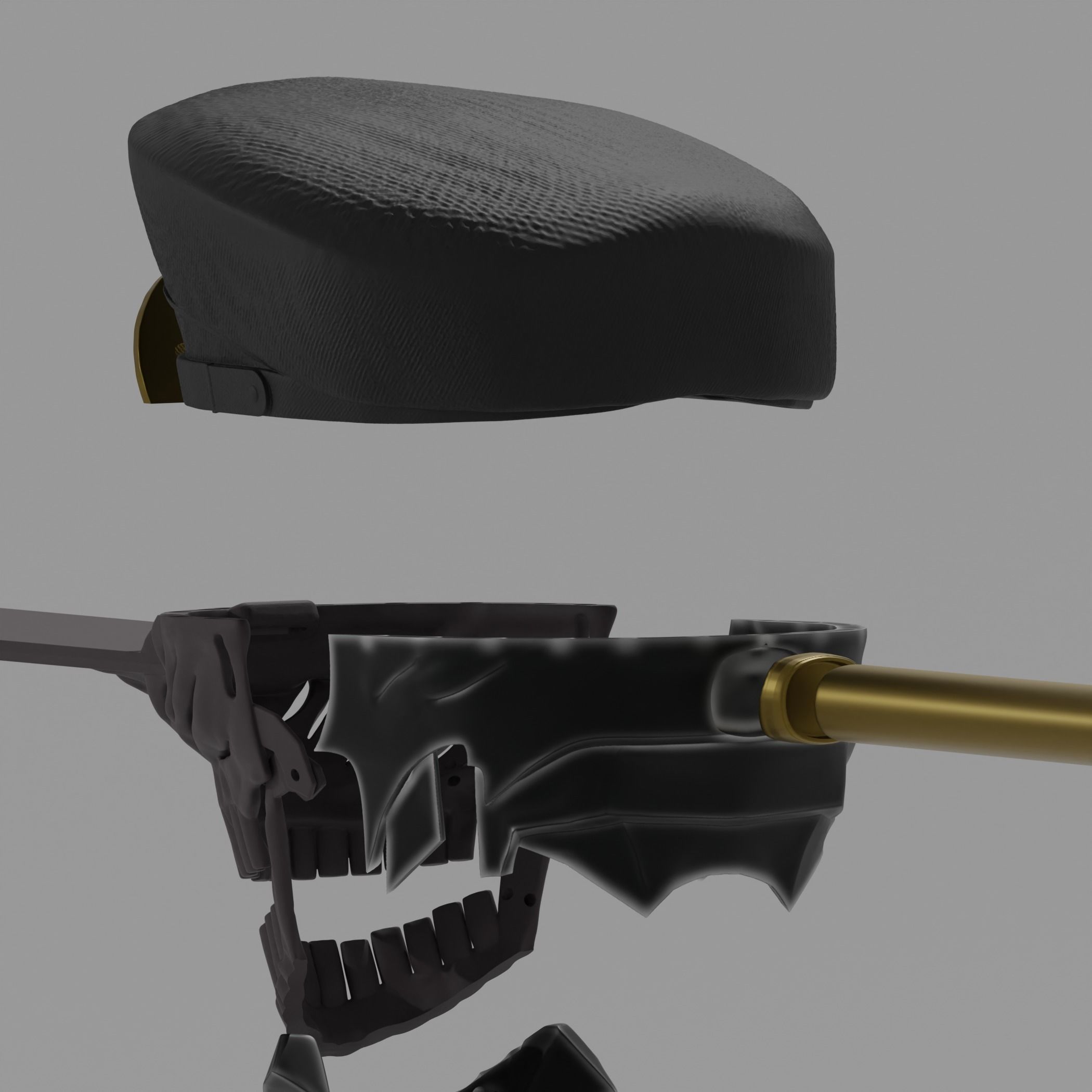 Anime Accurate Katana Man Cosplay 3D print model_7