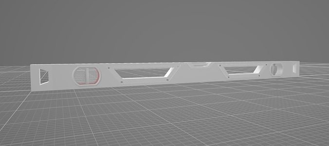 Level-2 ruler Free 3D model