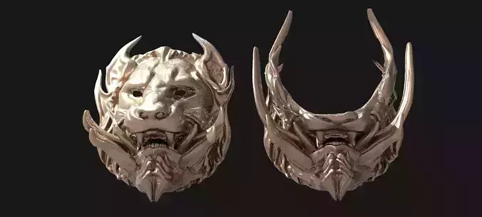  lion mask 2 Warrior masks 