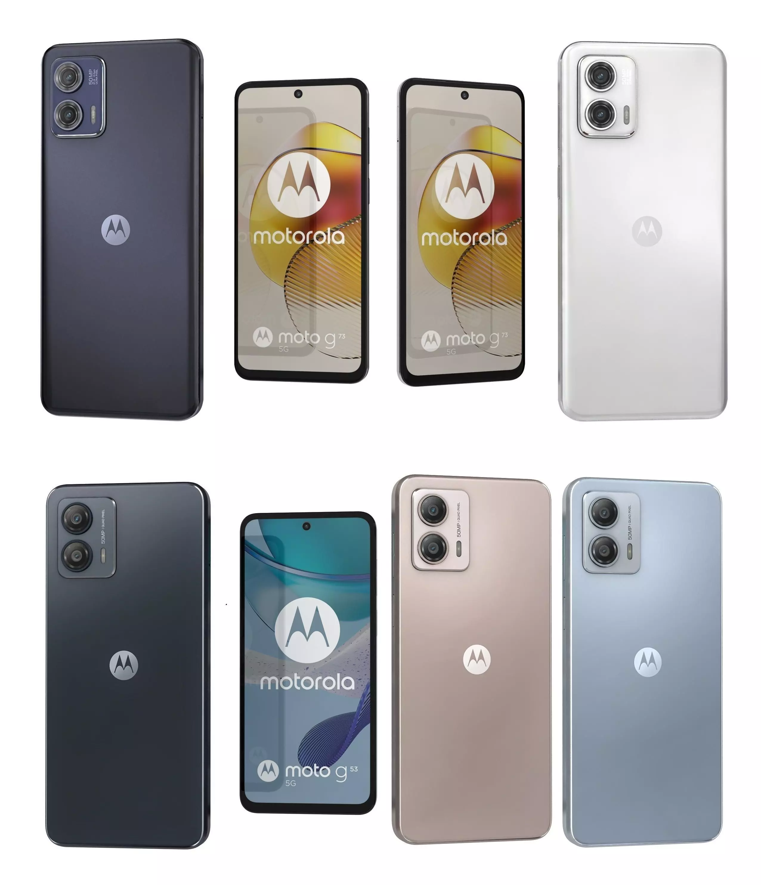 Motorola Moto G53 And G73 3D model_0