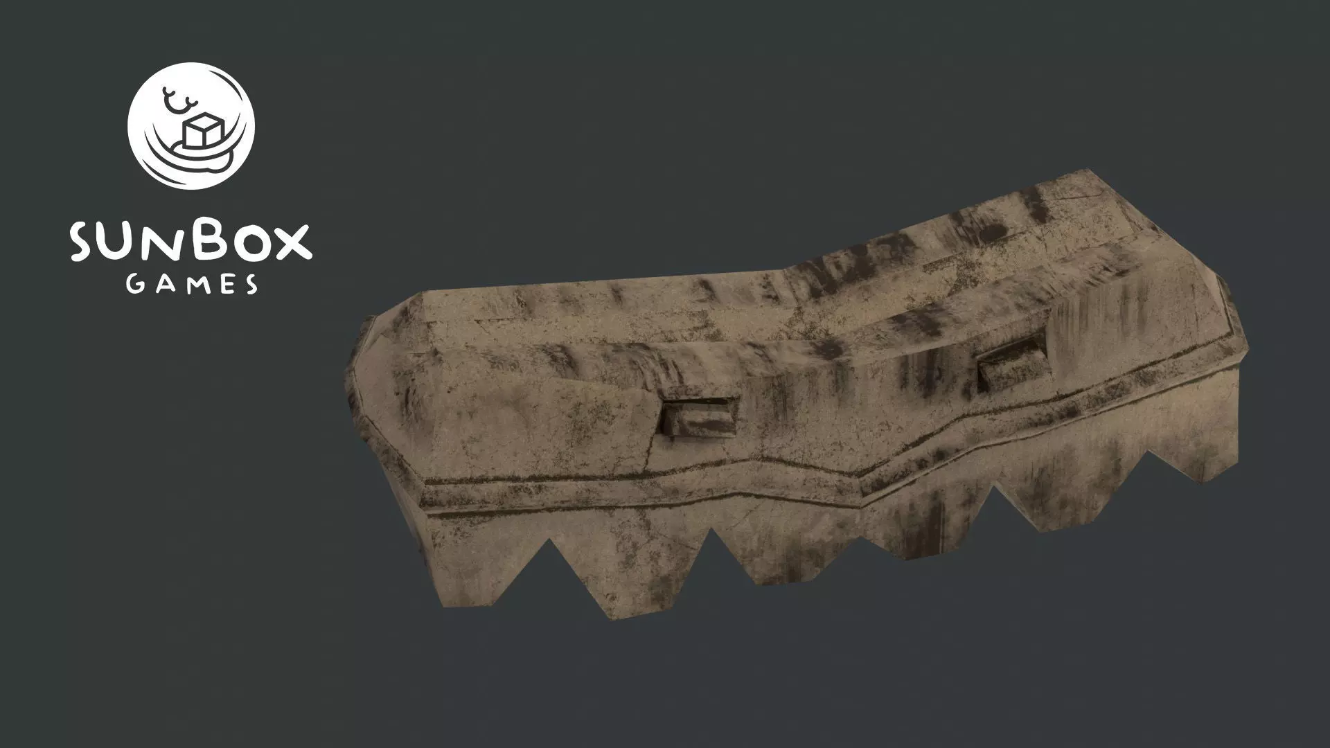 Crumpled Dirty Egg Carton Free low-poly 3D model