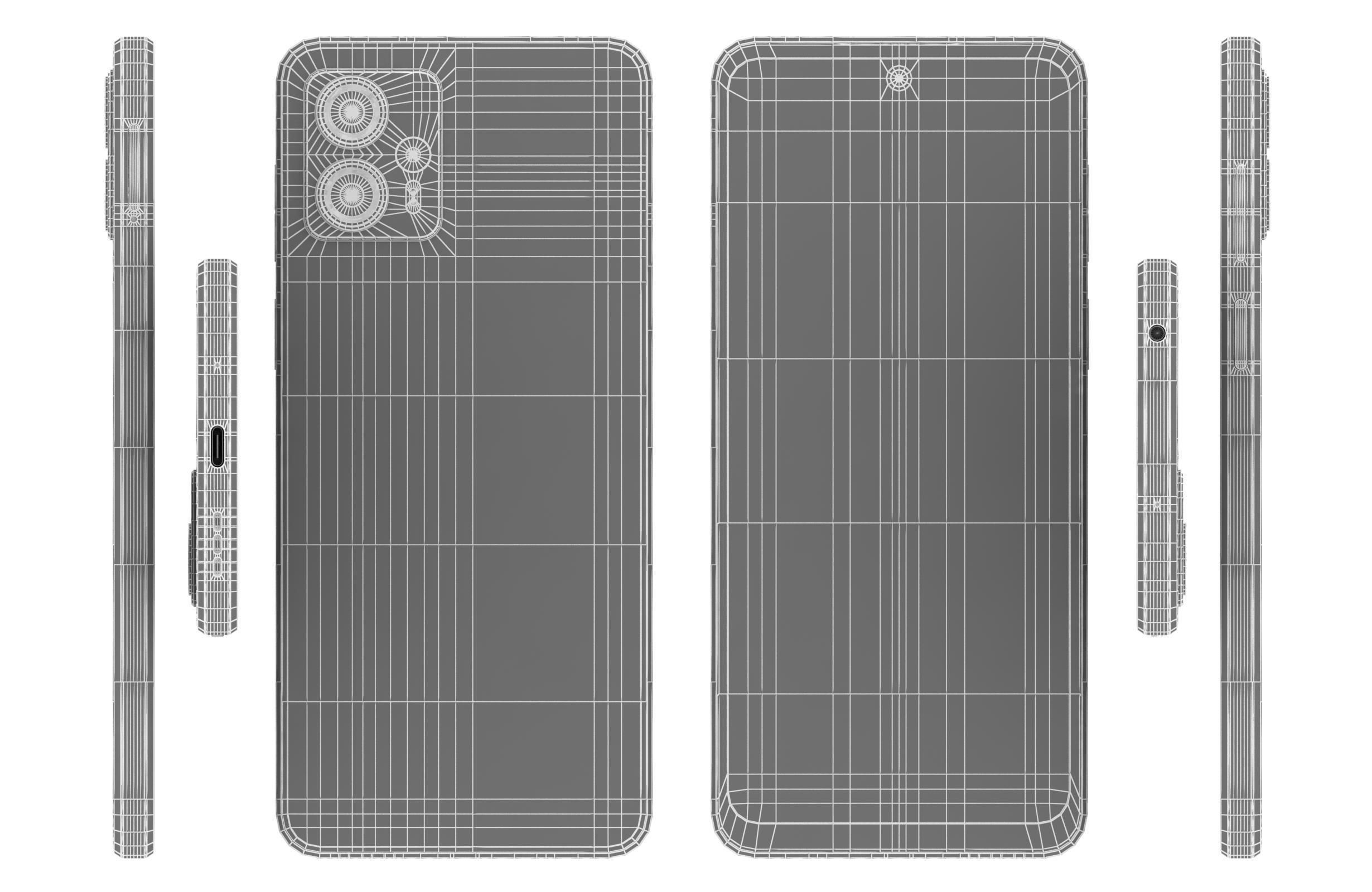 Motorola Moto G13 And G23 3D model_77