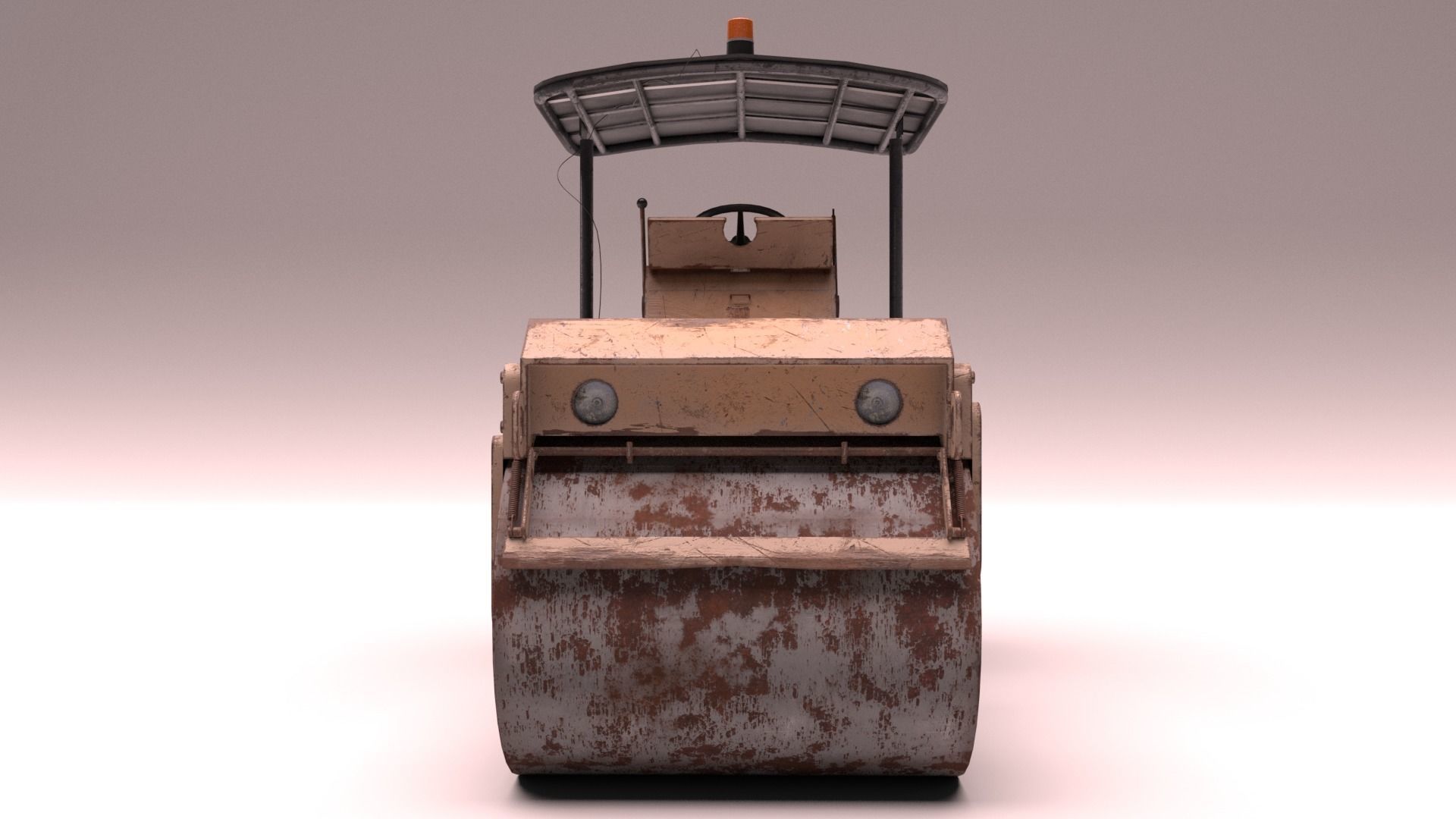 Construction roller Blender file 3D model_6