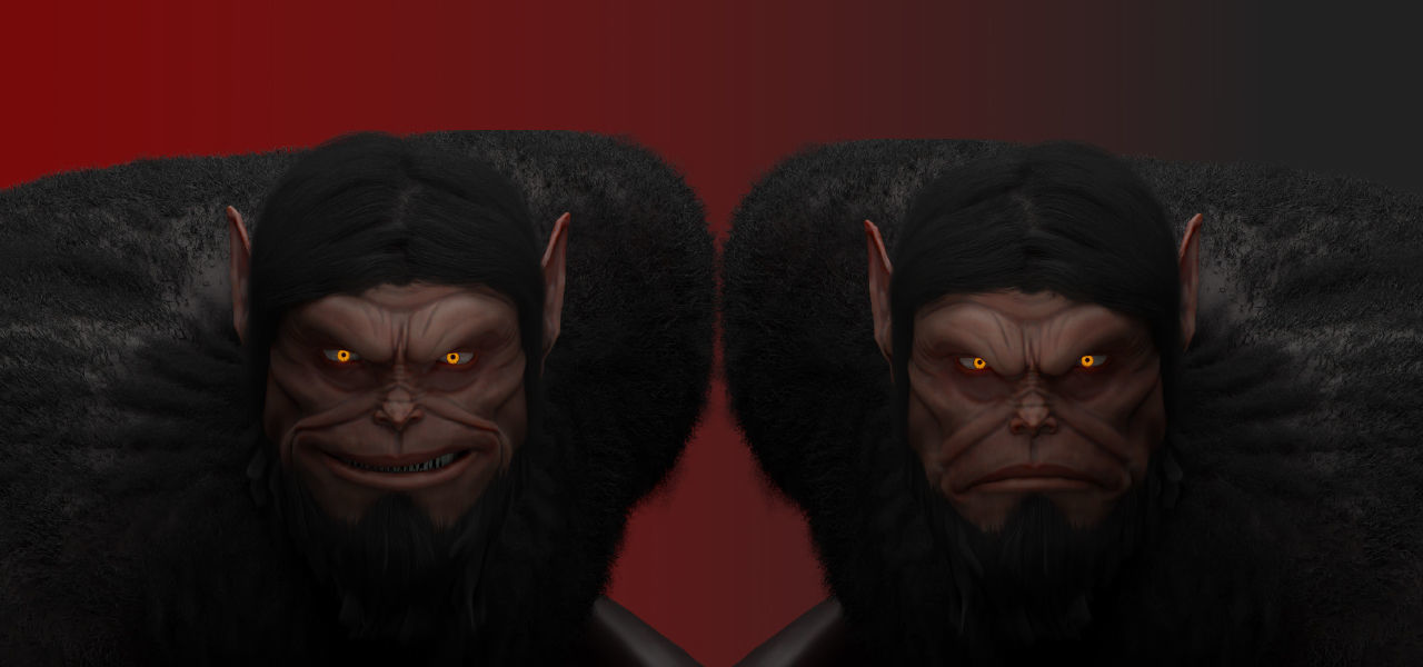 Beast Titan 3d Rigged Model Low-poly 3D model_2