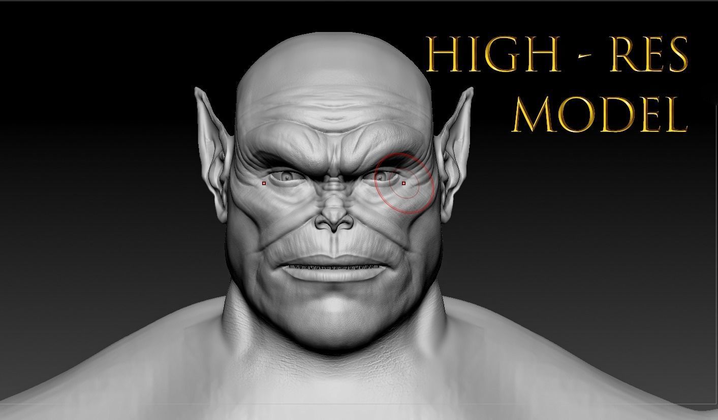 Beast Titan 3d Rigged Model Low-poly 3D model_7