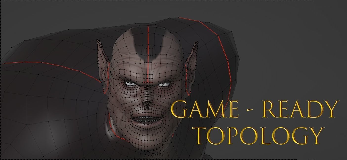 Beast Titan 3d Rigged Model Low-poly 3D model_8