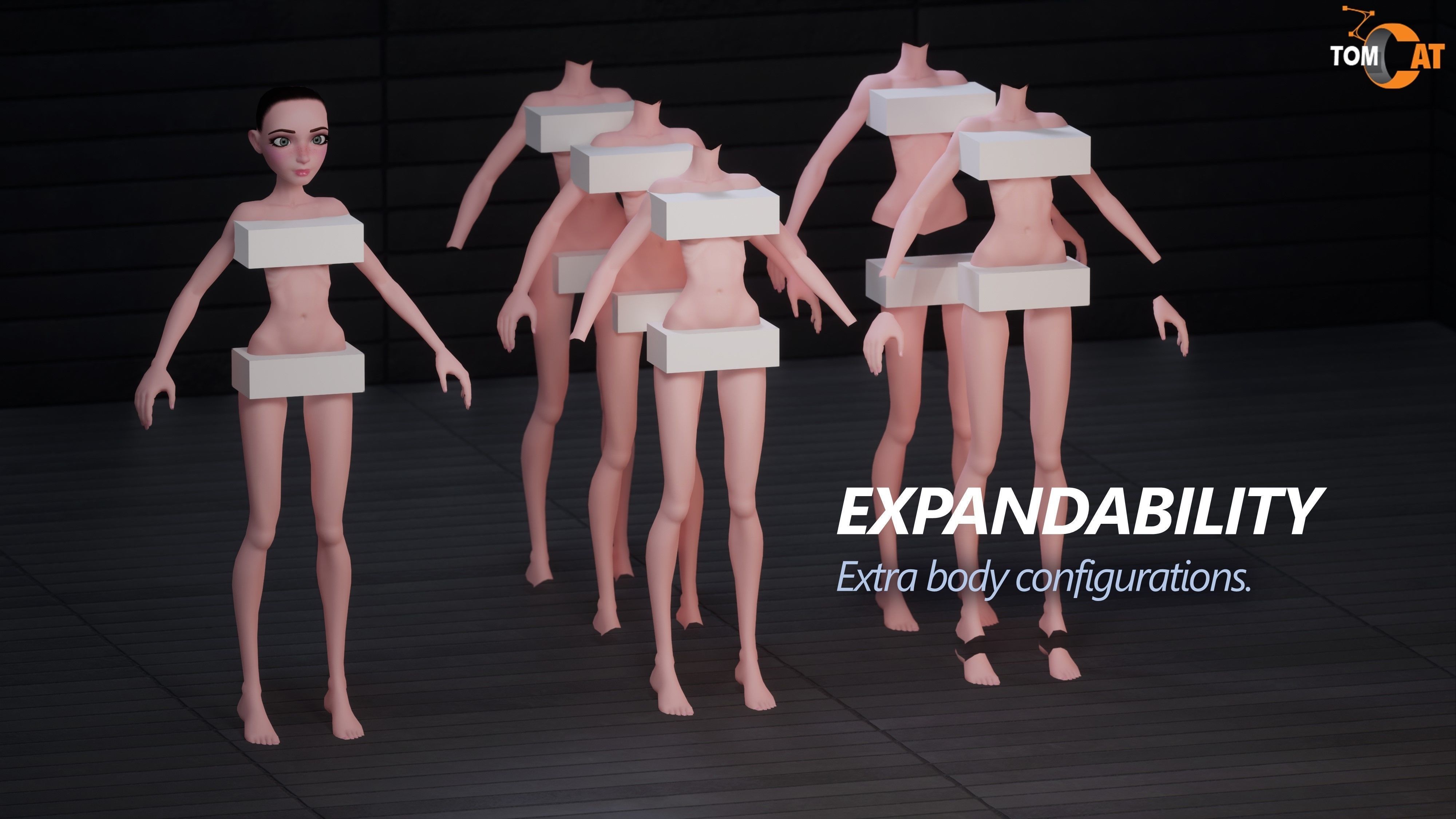 SGT SARA MODULAR DETECTIVE FOR UNREAL ENGINE Low-poly 3D model_13