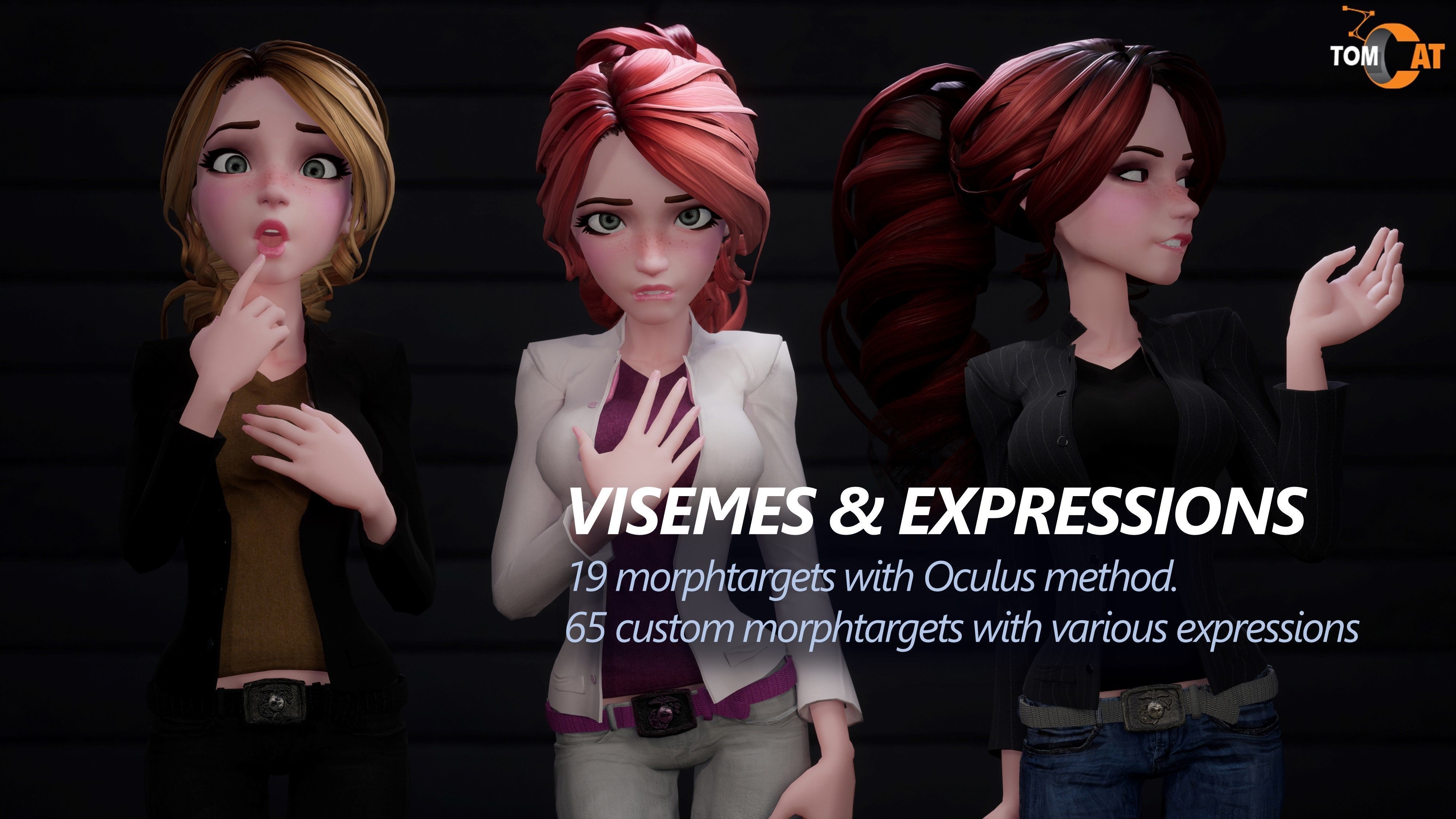 SGT SARA MODULAR DETECTIVE FOR UNREAL ENGINE Low-poly 3D model_11