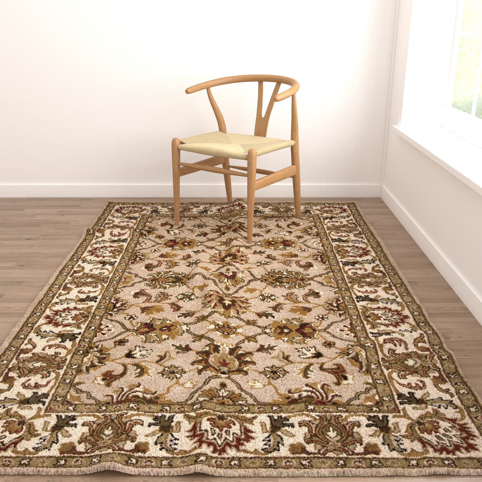 Rugs No 845 Low-poly 3D model_4