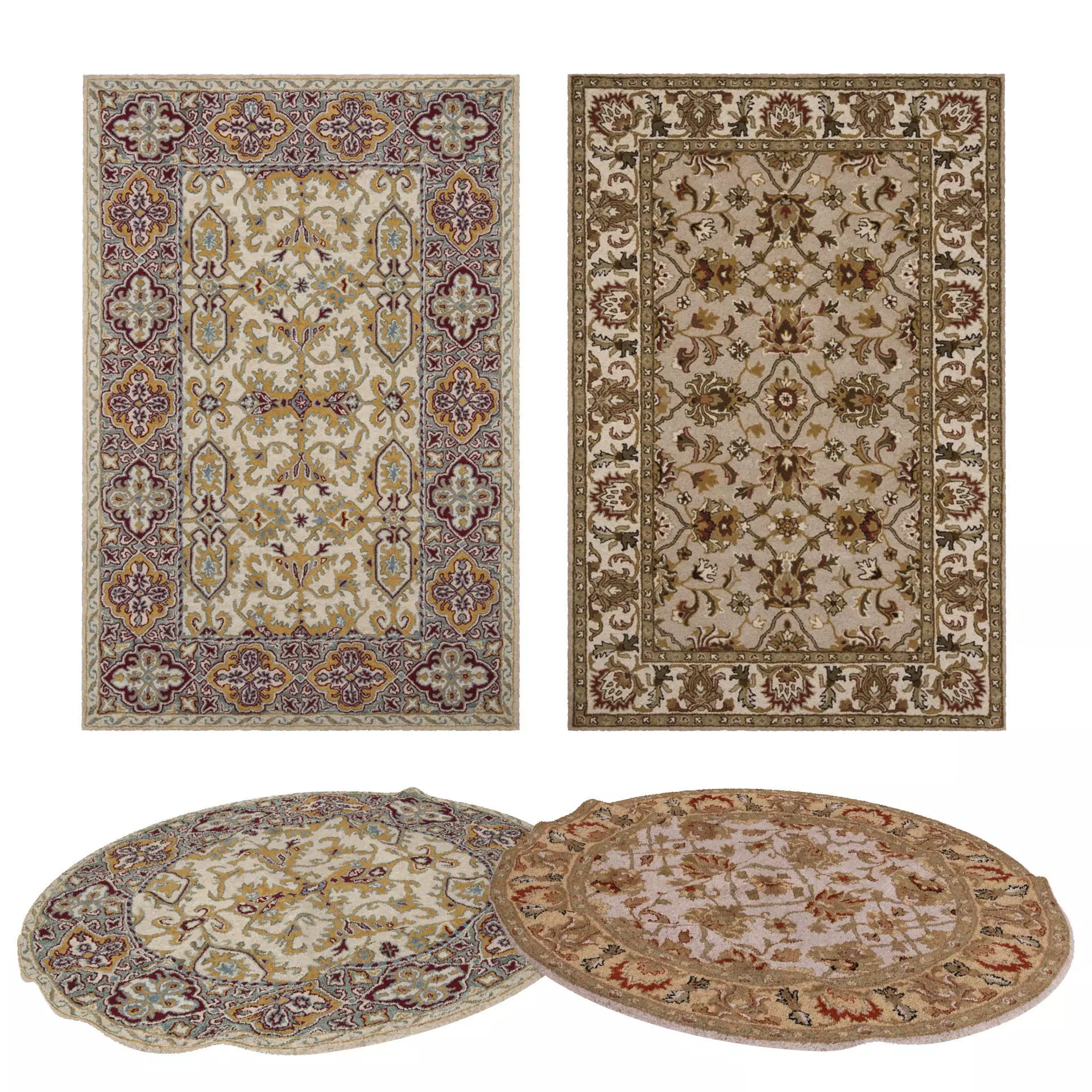 Rugs No 845 Low-poly 3D model_0