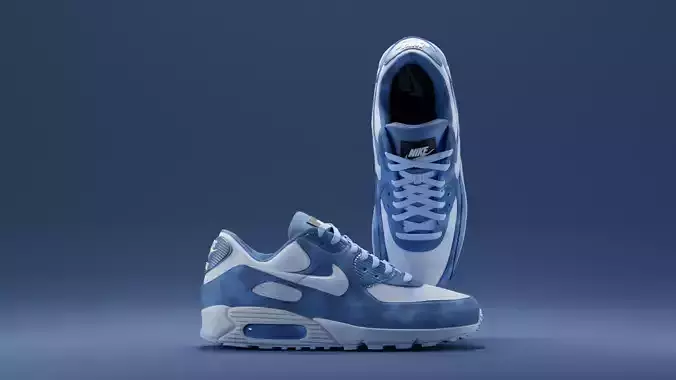 Airmax - Nike Shoes 08 Low-poly 3D model