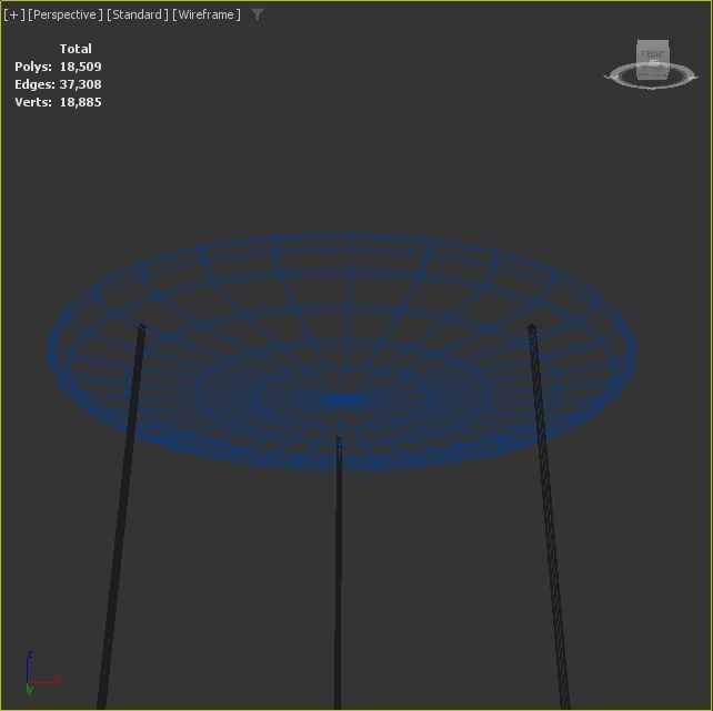 Pack of lamps with vintage bulb Low-poly 3D model_30