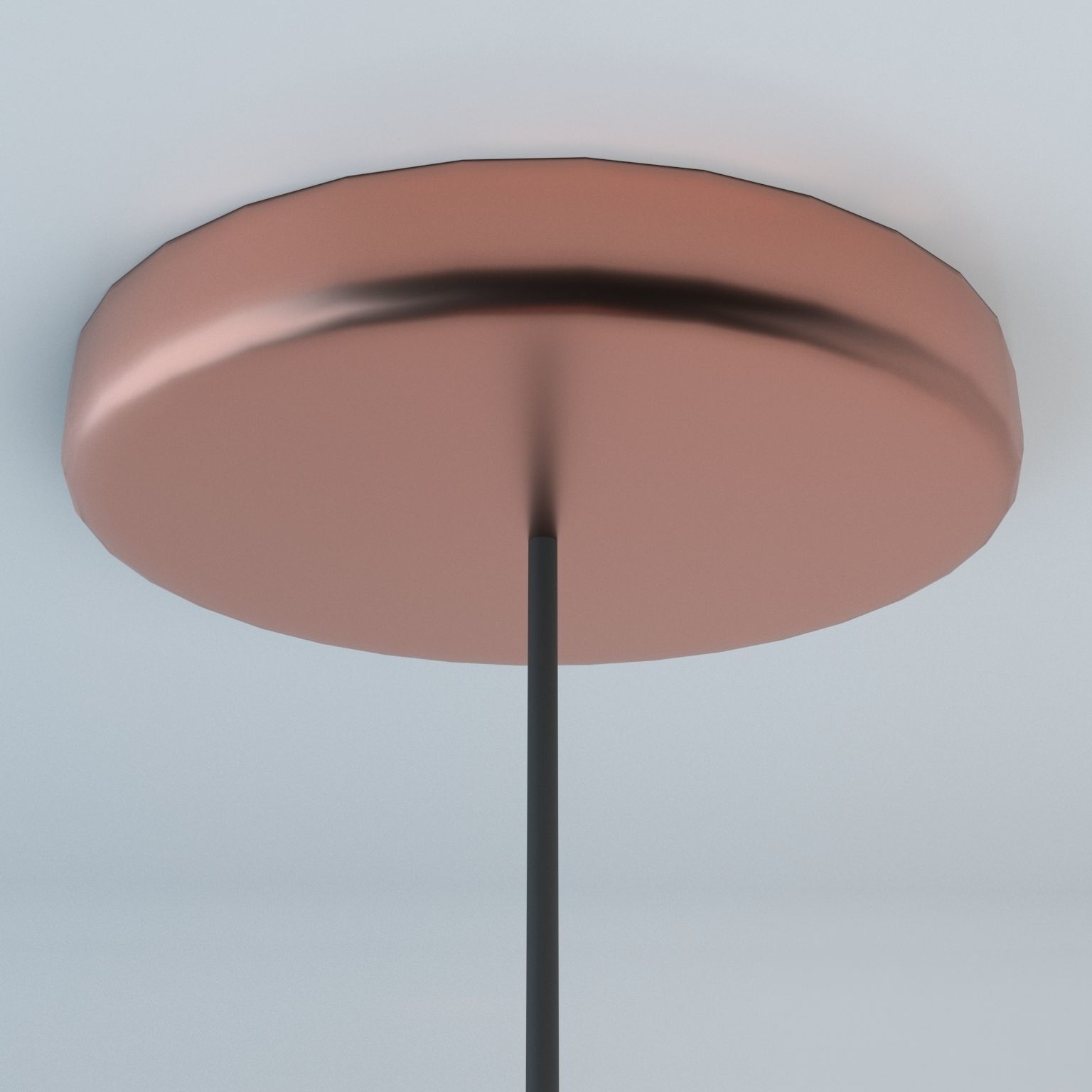 Pack of lamps with vintage bulb Low-poly 3D model_4