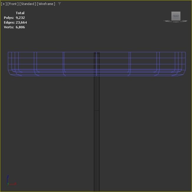 Pack of lamps with vintage bulb Low-poly 3D model_9