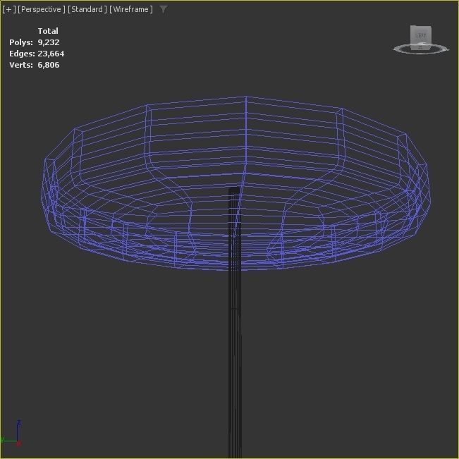 Pack of lamps with vintage bulb Low-poly 3D model_13