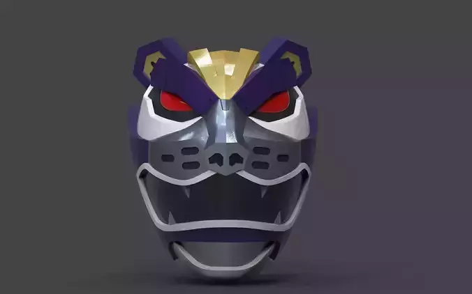 Power Ranger Wild Force Bear Helmet