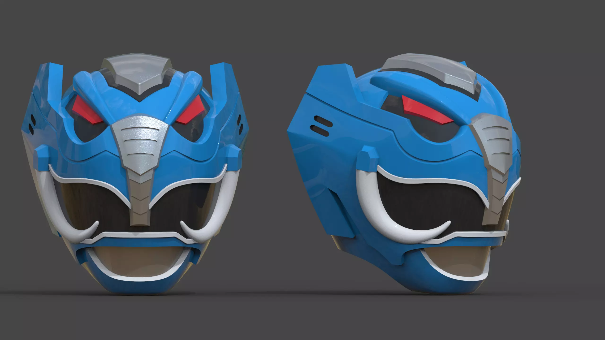 Power Ranger Wild Force Elephant Helmet 3D print model